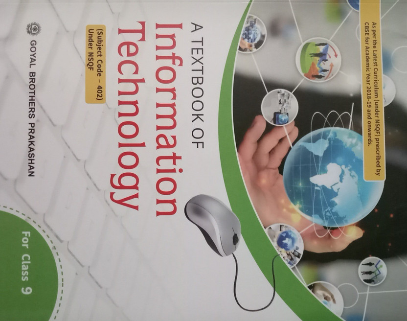 Information Technology Book For Class 10 Cbse Code 402